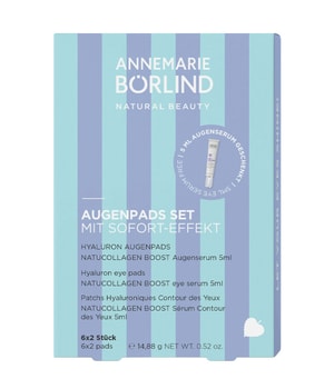 ANNEMARIE BÖRLIND AUGENPADS SET mit Sofort-Effekt Augenpads 6 Stk