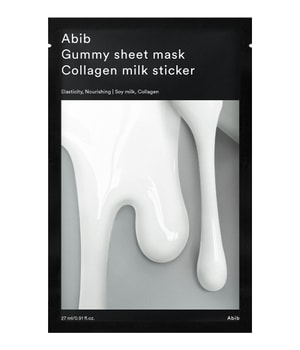 Abib Gummy Sheet Mask Collagen Milk Sticker Gesichtsmaske 1 Stk