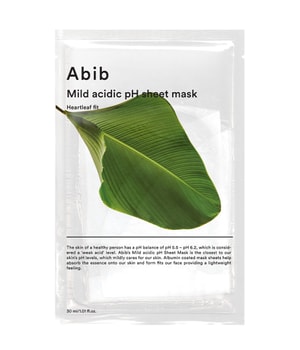Abib Mild Acidic pH Sheet Mask Heartleaf Fit Gesichtsmaske 1 Stk