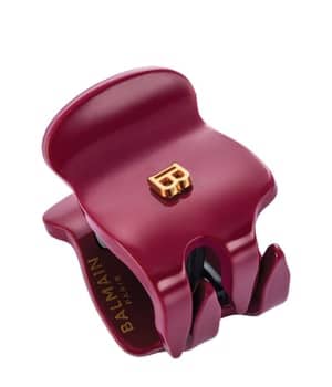 Balmain Hair Couture Pince à Cheveux Extra Small Velvet Burgundy Haarspangen 1 Stk