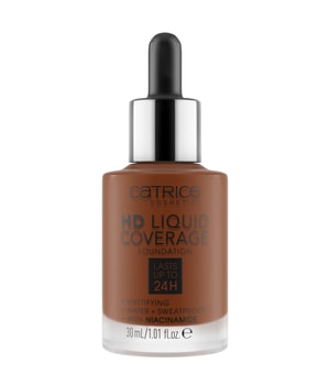 CATRICE HD Liquid Coverage Flüssige Foundation 30 ml Dunkelrot