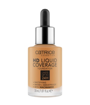 CATRICE HD Liquid Coverage Flüssige Foundation 30 ml Hellbraun