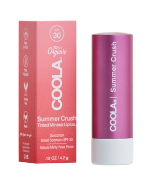 COOLA Liplux Tinte Mineral Lip Balm SPF30 Lippenbalsam 4 g Orange