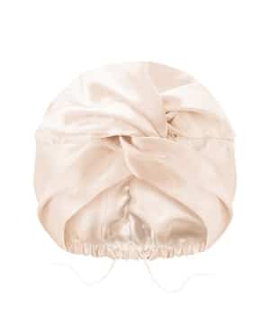 GLOV Hair Bonnet Double Layer Anti-Frizz Satin Hair Bonnet - Champagne Handtuch 1 Stk