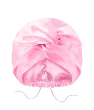 GLOV Hair Bonnet Double Layer Anti-Frizz Satin Hair Bonnet - Pink Handtuch 1 Stk