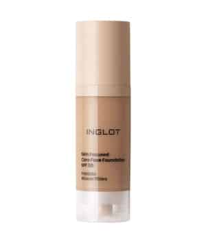 INGLOT Skin Focused Care Face Foundation SPF50+ Flüssige Foundation 30 ml Hellbraun