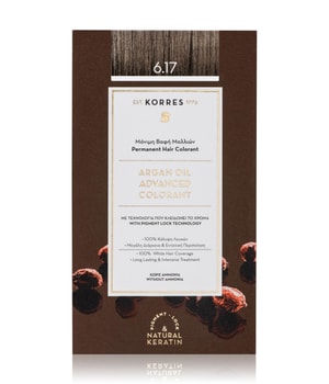 KORRES Arganöl Hochentwickelte Haarcoloration / Dunkelblond Beige 6.17 Haarfarbe 1 Stk