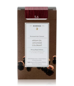 KORRES Arganöl Hochentwickelte Haarcoloration Red Light Brown / Hellbraun Rot 5.6 Haarfarbe 1 Stk