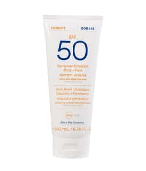 KORRES YOGHURT Sonnenschutz-Emulsion für Körper und Gesicht SPF50 Sonnencreme 200 ml