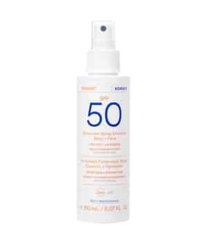KORRES YOGHURT Sonnenspray-Emulsion für Gesicht und Körper SPF50 Sonnencreme 150 ml
