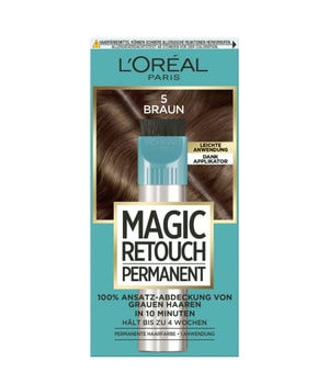 L'Oréal Paris Magic Retouch Permanent Ansatz-Abdeckung Nr. 5 Braun Haarfarbe 1 Stk Schwarz