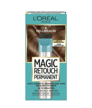 L'Oréal Paris Magic Retouch Permanent Ansatz-Abdeckung Nr. 6 Hellbraun Haarfarbe 1 Stk Braun