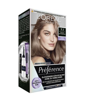 L'Oréal Paris Préférence Cool Blondes Nr. 7.1 - Kühles Mittelblond Haarfarbe 1 Stk