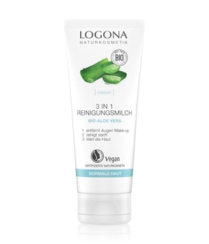 Logona Bio-Aloe Vera & Bio-Damaszener Rose 3in1 Augenmake-up Entferner 100 ml