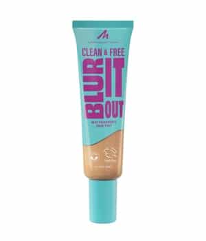 Manhattan Clean & Free Blur IT Out Flüssige Foundation 30 ml Hellbraun