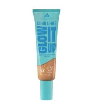 Manhattan Clean & Free Glow It Up Flüssige Foundation 30 ml Hellbraun