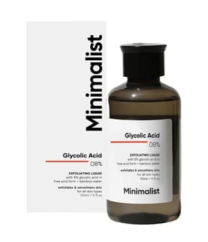 Minimalist Glycolic Acid 08% Exfoliating Liquid Gesichtswasser 150 ml