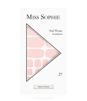 Miss Sophie Make Me Blush Pedicure Nagelfolie 27 Stk Creme