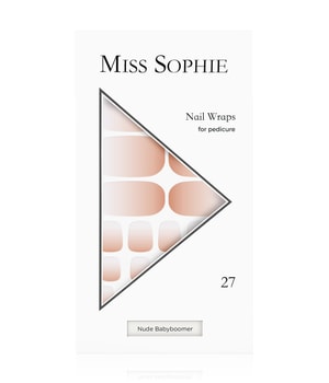 Miss Sophie Nude Babyboomer Pedicure Nagelfolie 27 Stk Nude