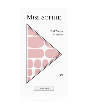 Miss Sophie Sugar Babe Pedicure Nagelfolie 27 Stk Nude
