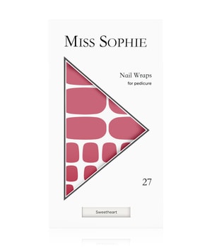 Miss Sophie Sweetheart Pedicure Nagelfolie 27 Stk Hellbraun