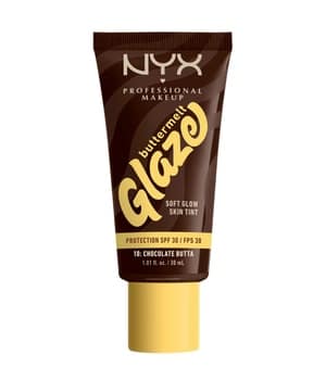 NYX Professional Makeup Buttermelt Glaze Soft Glow Skin Tint SPF 30 Flüssige Foundation 30 ml Schwarz