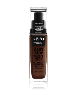 NYX Professional Makeup Can't Stop Won't Stop 24-Hour Foundation Flüssige Foundation 30 ml Dunkelrot