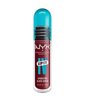 NYX Professional Makeup Lip I.V. Hydrating Gloss Serum Lipgloss 5 ml Dunkelrot