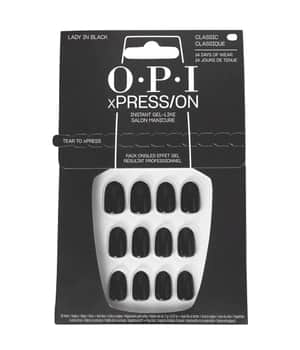 OPI xPRESS/ON Lady in Black® Kunstnägel 1 Stk Schwarz