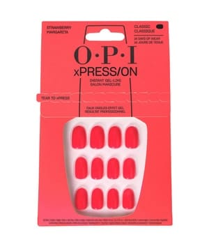 OPI xPRESS/ON Strawberry Margarita Kunstnägel 1 Stk Pink