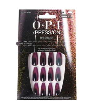 OPI xPRESS/ON Swipe Night Kunstnägel 1 Stk Dunkelrot