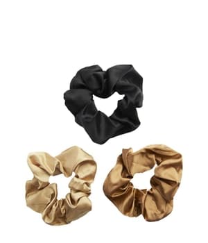 REVOLUTION Satin Wide Scrunchie Black/Blush/Nude Haargummi 3 Stk