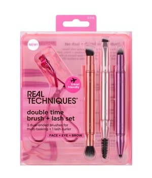 Real Techniques Double Time Brush & Lash Set 4 Stk. Pinselset 1 Stk