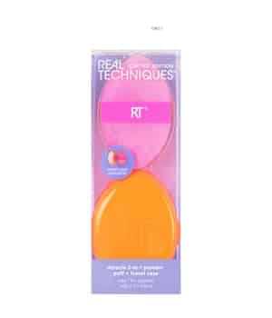 Real Techniques RT MIRACLE 2IN1 PUFF+CASE SET 2025 Make-Up Schwamm 1 Stk