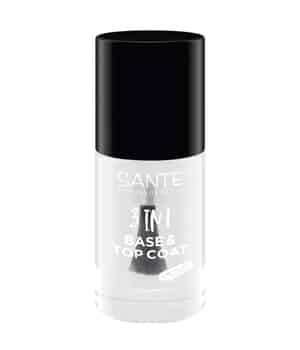 Sante 3 in 1 Base & Top Coat Nagelunter- und Nagelüberlack 8 ml Creme