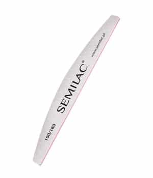 Semilac Nail File Halfmoon 100/180 Nagelfeile 1 Stk