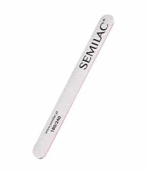 Semilac Nail File Straight 180/240 Nagelfeile 1 Stk