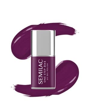 Semilac One Step 3in1 UV Gel Polish Gel Nagellack 7 ml Dunkelrot
