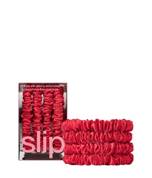 Slip Pure Silk Skinny Scrunchies Red Haargummi 4 Stk