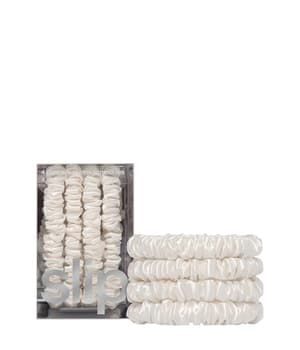 Slip Pure Silk Skinny Scrunchies - White Haargummi 4 Stk