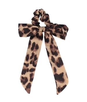 Solida Scrunchie mit Schleife in Leo-Optik Haargummi 1 Stk