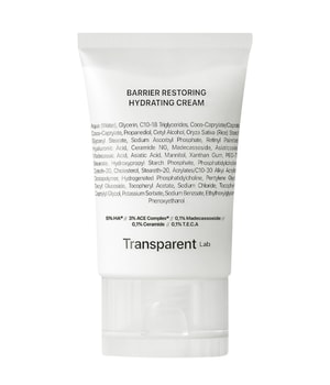 Transparent Lab Barrier Restoring Hydrating Cream Gesichtscreme 50 ml