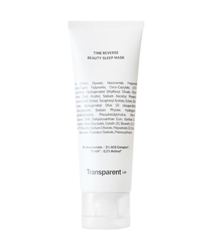 Transparent Lab Time Reverse Beauty Sleep Mask Gesichtsmaske 75 ml