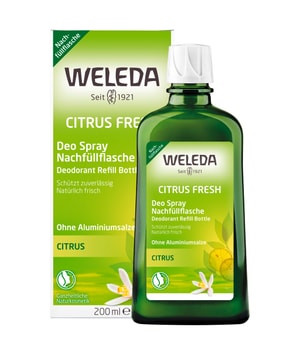 Weleda Citrus Fresh Deo Spray Nachfüllflasche Deodorant Spray 200 ml
