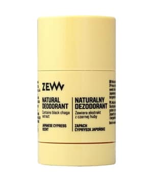 ZEW for Men Natural Deodorant Japanese Cypress Deodorant Stick 30 g