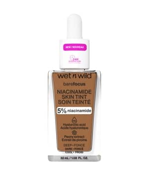 wet n wild Bare Focus Niacinamide Skin Tint Flüssige Foundation 32 ml Braun