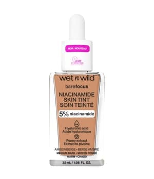 wet n wild Bare Focus Niacinamide Skin Tint Flüssige Foundation 32 ml Hellbraun